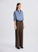 Espresso Wide-Leg Trousers