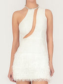 Crystal Sequin Mini Dress