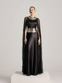 The Concentric Metallic Fall Dress