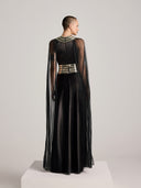 The Concentric Metallic Fall Dress