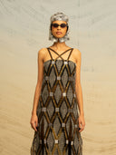 The Honeycomb Sheer Dress