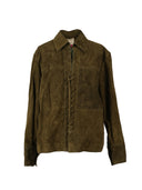 Liana Suede Shirt Olive