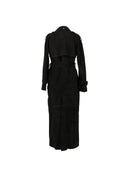 Astrid Suede Coat Black