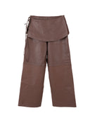 Harlow Leather Pants Brown
