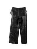 Harlow Leather Black Pants