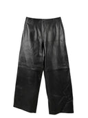 Harlow Leather Black Pants