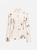 Magnolia Floral Military Jacket