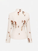 Magnolia Floral Military Jacket