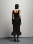 Soho Noir Midi Dress