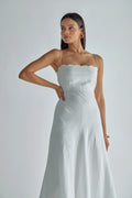 Napa Maxi Dress - White - The Silk Road 