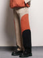 Panelled Hand-knitted Trousers