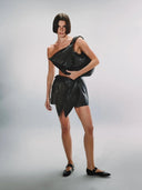Ophelia Oversized Leather Bag Black