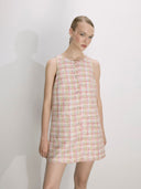 Chloe Cotton Tweed Mini Dress