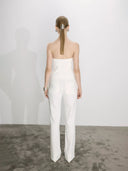 Arced Crepe Trousers