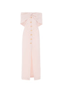 Wool Off-Shoulder Dress