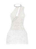 Crystal Sequin Mini Dress