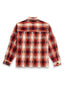 Medullary Ombre Checks Shirt- Red