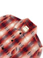 Medullary Ombre Checks Shirt- Red