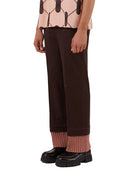 Regiment Knit Layered Pants - DB1