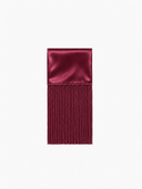 Serena Fringe Scarf in Burgundy