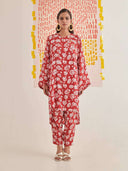 Rose Scarlet Relaxed Co-ord Set