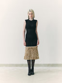 Black Kiran Midi Dress