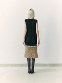 Black Kiran Midi Dress