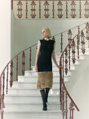 Black Kiran Midi Dress