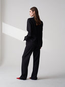 Black Tailored Twill Blazer