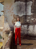Khadi Red Trousers