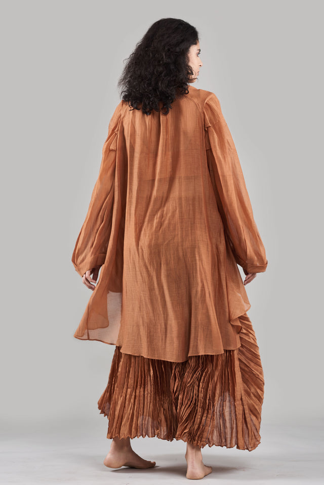 Chahel Versatile Wrinkle Skirt and Jacket - The Silk Road 