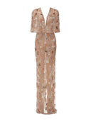 Freeze Poncho Long Dress