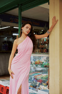 Sari Blush Pink Maxi Dress