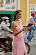 Sari Blush Pink Maxi Dress