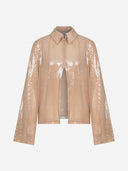 Hudson – Sequin Shirt with Zipper Detail