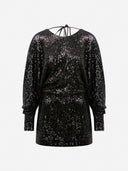 Dakota – Mini Sequin Dress with Cowl Neck