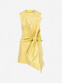 Mary - Taffeta dress with big bow on the front