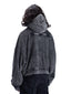 Yeti HOODIE  – Black Washed Effect