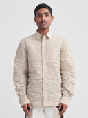 Actin Wrinkled Stripe Shirt- BE