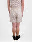 HARAGO Off-White Striped Shorts