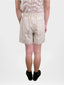 HARAGO Off-White Striped Shorts