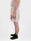 HARAGO Off-White Striped Shorts