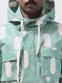 Argyle Anorak- Aurora Green