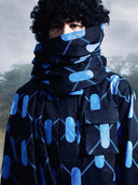 Argyle Scarf- Aurora Blue