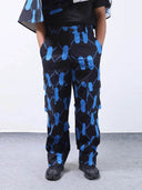 Argyle Pants- Aurora Blue