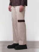 Beige Uniform Pants