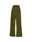 Pantalon jupe en jean vert mousse