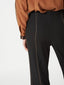 Black Tailored Bell Bottom Trousers