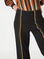 Black Tailored Bell Bottom Trousers