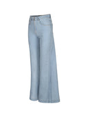 Blue denim skirt pants